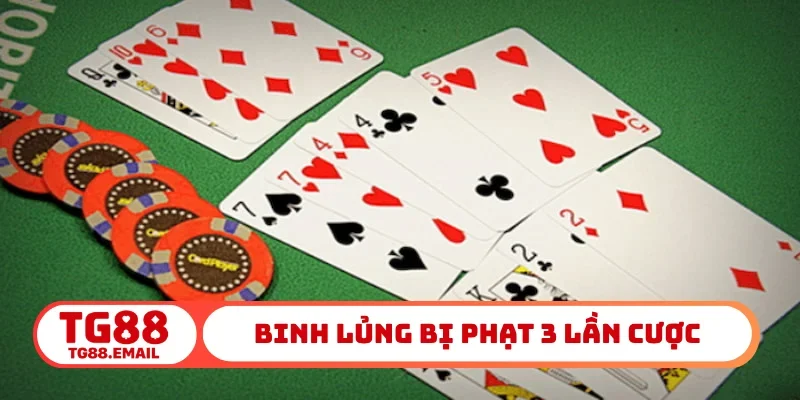 Binh lủng bị phạt 3 lần cược